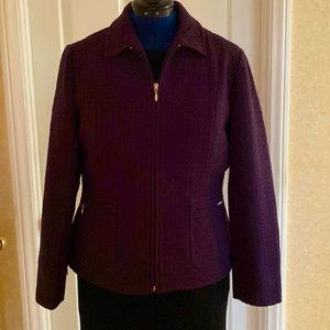 Knit acrylic fitted jacket from Coldwater Creek